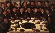ANTHONISZ  Cornelis Banquet of Members of Amsterdam's Crossbow Civic Guard oil on canvas